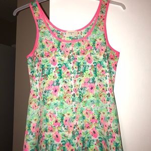 Floral tank top